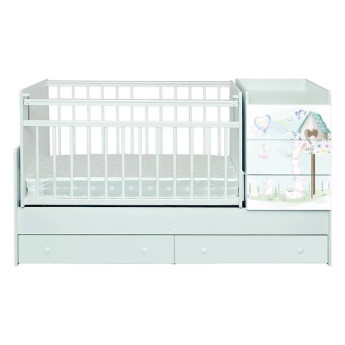 Кровать-трансформер Полянка с маятником