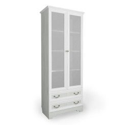 Стеллаж со стеклянными дверцами Классика 