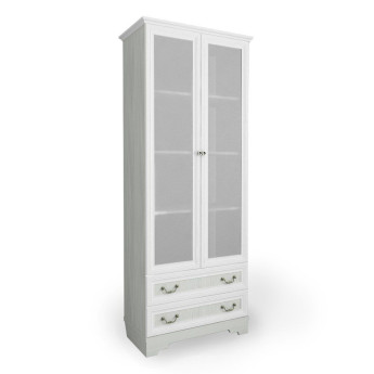 Стеллаж со стеклянными дверцами Классика 