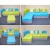 Бескаркасный модульный диван-трансформер Идея Фикс