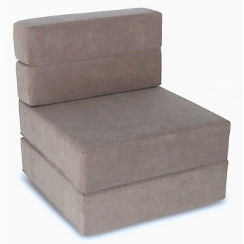 Бескаркасное кресло-кровать трансформер с мебельным ППУ 