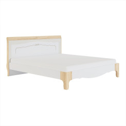 Кровать Элен модуль 1 Перламутр/Дуб фактурный