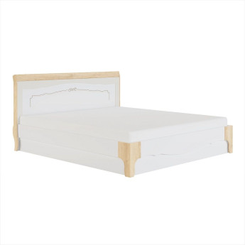 Кровать Элен модуль 1 Перламутр/Дуб фактурный с подъемным механизмом Кровать Элен модуль 1 Перламутр/Дуб фактурный с подъемным механизмом