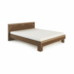 Кровать Оливия модуль 1 МДФ Дезира темный/Мокко