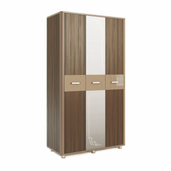 Шкаф трехдверный Оливия модуль 13 Дезира темный