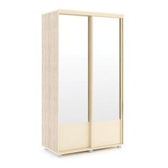 Шкаф-купе Оливия 1200x600 модуль 22 с двумя зеркалами Дуб сонома светлый