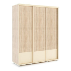 Шкаф-купе Оливия 1765x600 модуль 24 без зеркал Дуб сонома светлый