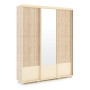 Шкаф-купе Оливия 1765x400 модуль 23 с одним зеркалом Дуб сонома светлый