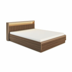 Кровать Оливия модуль 3 с подсветкой Дезира темный/Мокко с подъемным механизмом