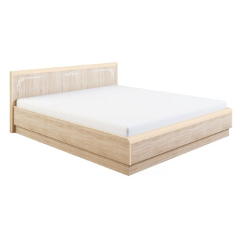 Кровать Оливия модуль 1 МДФ Дуб сонома светлый/Слоновая кость с подъемным механизмом Кровать Оливия модуль 1 МДФ Дуб сонома светлый/Слоновая кость с подъемным механизмом