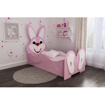 Детская кровать Зайка розовый Детская кровать Зайка розовый