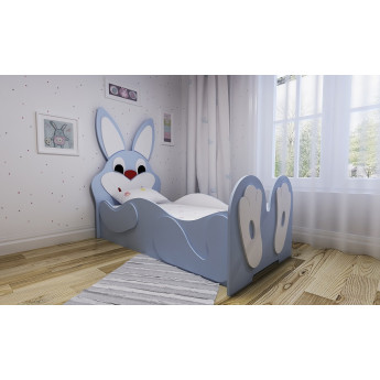 Детская кровать Зайка голубой Детская кровать Зайка голубой
