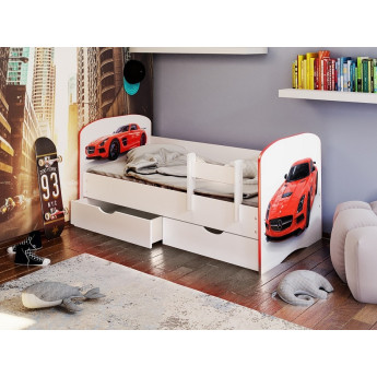 Детская кровать Мерседес с бортиком Детская кровать Мерседес с бортиком