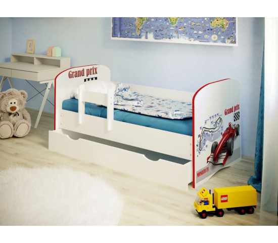 Детская кровать Формула-1 с бортиком
