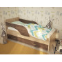 Детская кровать Максимка дуб сонома светлый/дуб сонома темный