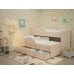 Детская выкатная кровать Радуга 1600 млечный дуб