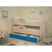 Детская выкатная кровать Радуга Сафари 1600 млечный дуб/ирис