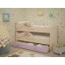 Детская выкатная кровать Радуга Сафари 1600 млечный дуб/венге
