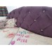 Детская кровать Звездочка белый/фиолетовый
