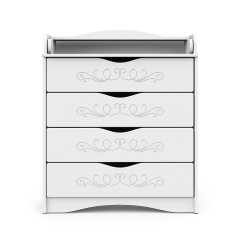 Пеленальный комод Lorenzo c рисунком