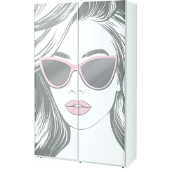 Шкаф-купе ШКК-01 МС Мемори 1400 600/800 (белый/фотопечать) Шкаф-купе ШКК-01 МС Мемори 1400 600/800 (белый/фотопечать)