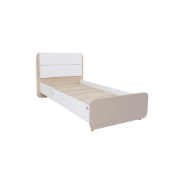 Кровать с мягким изголовьем Манго-крем 3