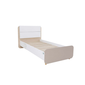 Кровать с мягким изголовьем Манго-крем 3