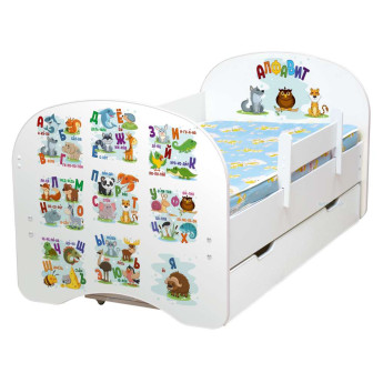 Детская кровать Алфавит Детская кровать Алфавит