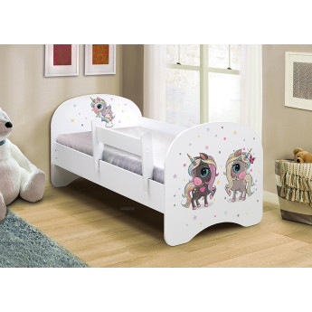 Детская кровать Радужные единорожки Детская кровать Радужные единорожки