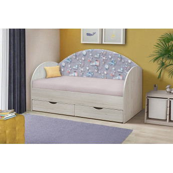 Детская кровать Софа 11 Велюр Шарики Детская кровать Софа 11 Велюр Шарики