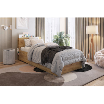 Каркас кровати 09 Юниор Дуб крафт золотой