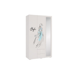 Шкаф трехстворчатый Гламур