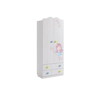 Шкаф комбинированный двустворчатый Чудо