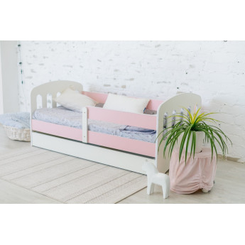 Детская кровать Малыш c ящиком цветная Детская кровать Малыш c ящиком цветная