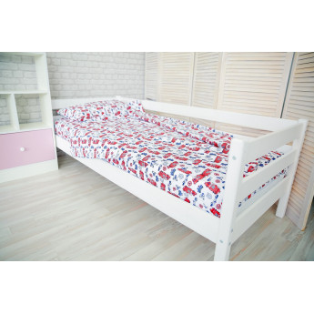 Кровать одноярусная Сонечка с задним бортиком Кровать одноярусная Сонечка с задним бортиком