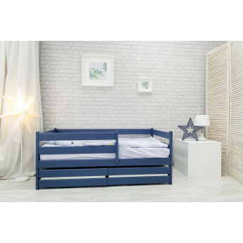 Кровать манеж Эко массив березы Графит без ящика Кровать манеж Эко массив березы Графит без ящика