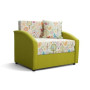 Диван Даня 750 Принт Lawn, Велюр Банни/Протекс green