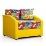 Диван Даня 750,Велюр Банни Принт Marvel/Teddy желтый