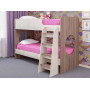 Двухъярусная кровать Мила Ясень шимо темный/Ясень шимо светлый
