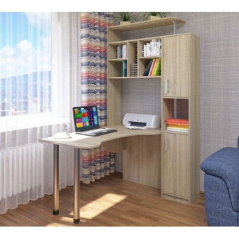 Cтол компьютерный угловой СК-14 дуб сонома правый/левый