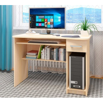 Cтол компьютерный СК-23 дуб молочный