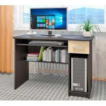 Cтол компьютерный СК-23 венге/дуб молочный