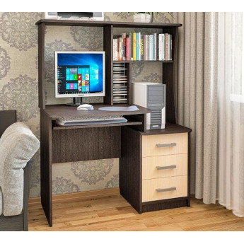 Cтол компьютерный СК-32 венге/дуб молочный