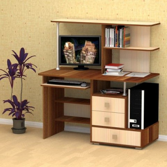 Cтол компьютерный СК-38 слива/молочный дуб