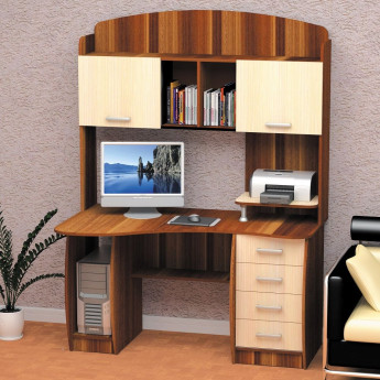 Cтол компьютерный СК-45 слива/молочный дуб