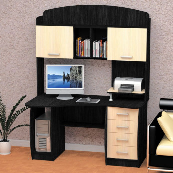 Cтол компьютерный СК-45 венге/молочный дуб