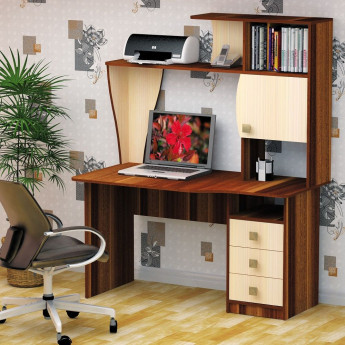 Cтол компьютерный СК-46 слива/молочный дуб