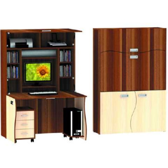 Cтол компьютерный СК-50 слива/молочный дуб