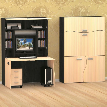 Cтол компьютерный СК-50 венге/молочный дуб