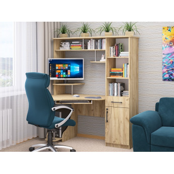 Cтол компьютерный угловой СК-31 крафт золотой правый/левый